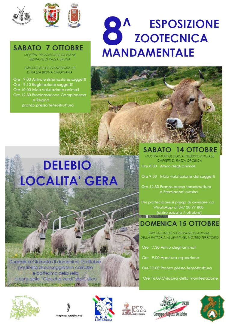 Fiera di Ottobre Delebio mostra mandamentale