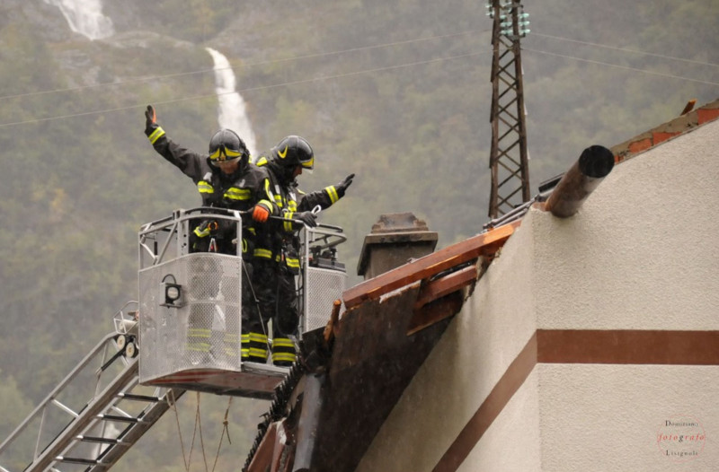 Tromba d'aria Piuro danni
