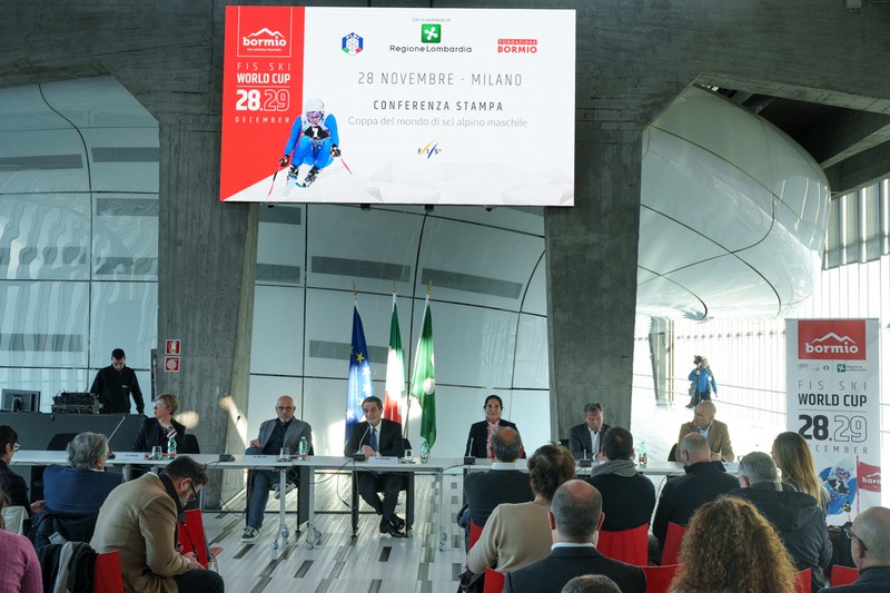 Coppa del Mondo Sci Bormio presentazione Regione Lombardia
