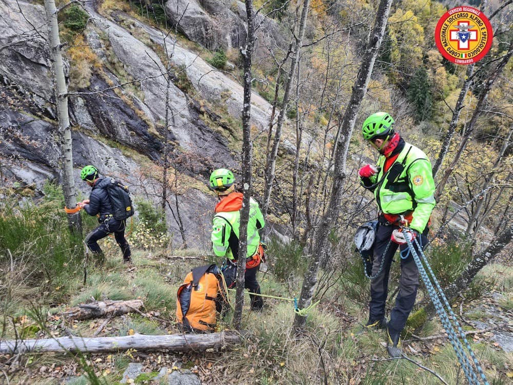 Soccorso Alpino corso TeSA Valmasimo Val di Mello