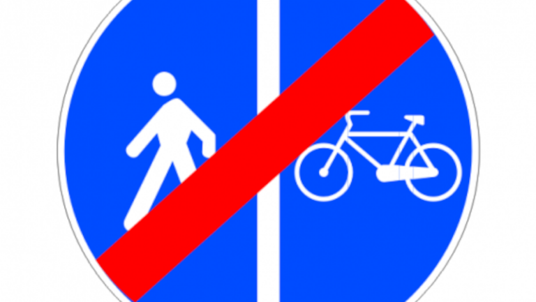 Divieto accesso ciclopedonale