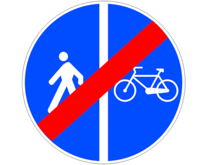 Divieto accesso ciclopedonale