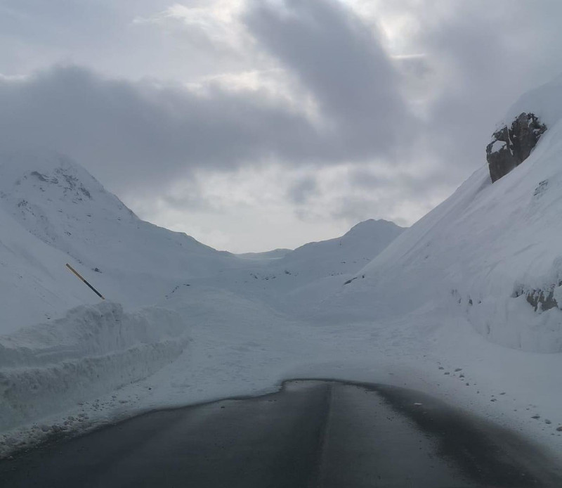 Passo Forcola chiuso