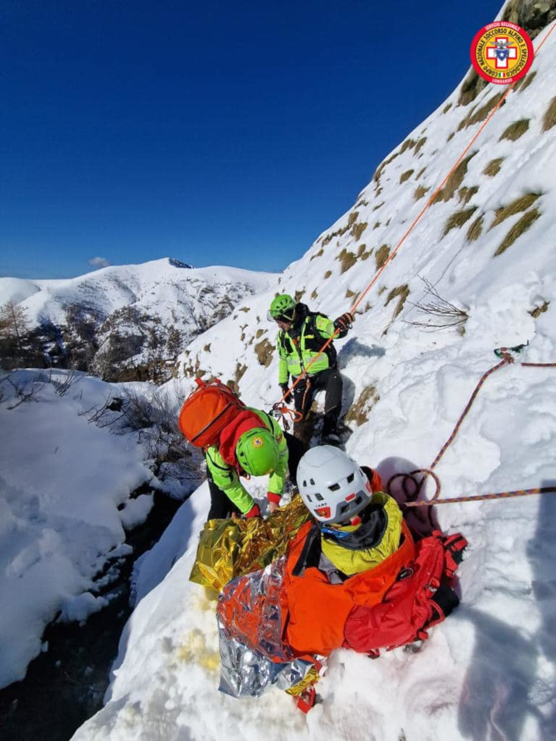 Esercitazione sagf sondrio, edolo, bormio e madesimo in Valsassina con CNSAS Valsassina-Valvarrone