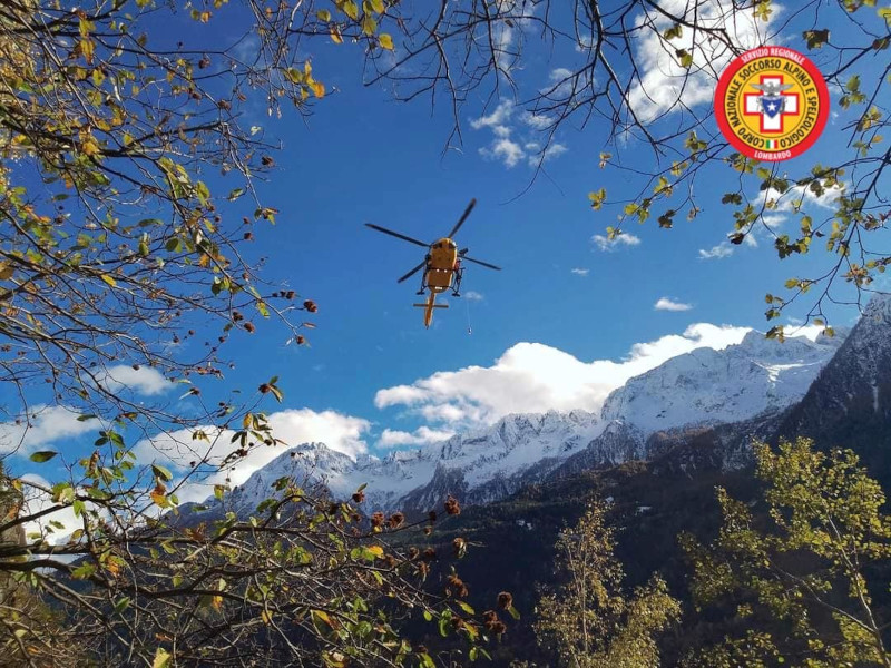 Soccorso Alpino Valchiavenna malore