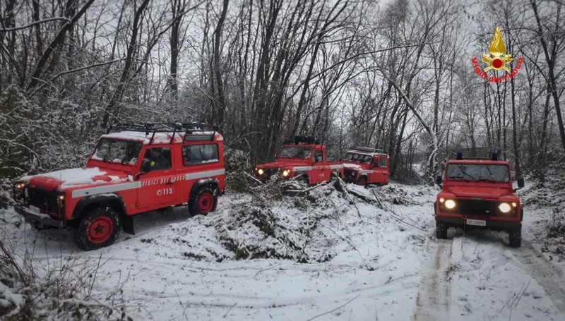 Vigili del Fuoco corso guida fuoristrada Sondrio