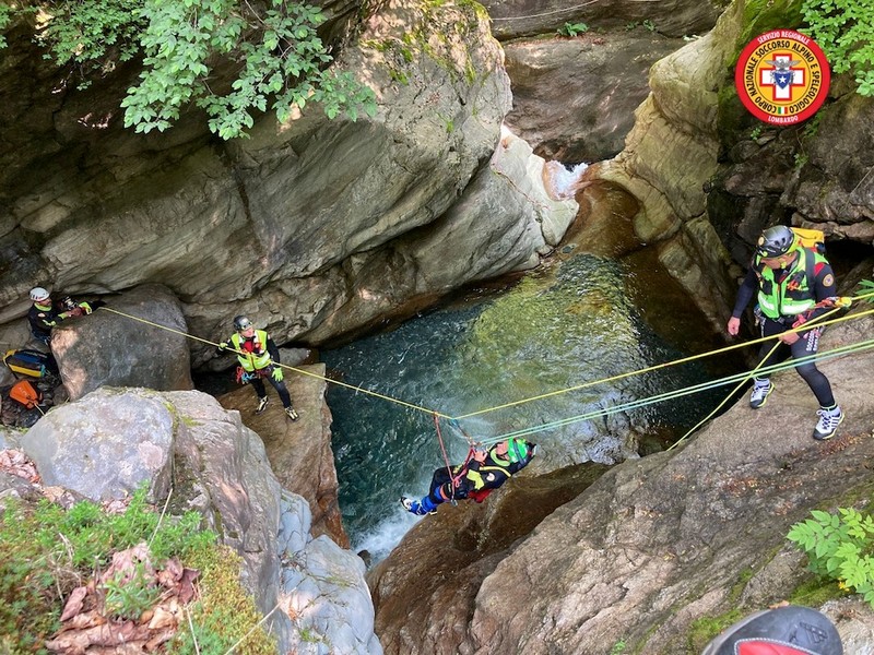 Soccorso Alpino squadra forra regionale