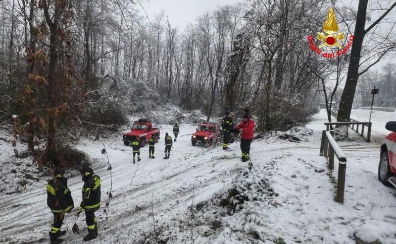 Vigili del Fuoco corso guida fuoristrada Sondrio