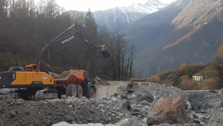 Torrente Schiesone messa in sicurezza Prata Camportaccio