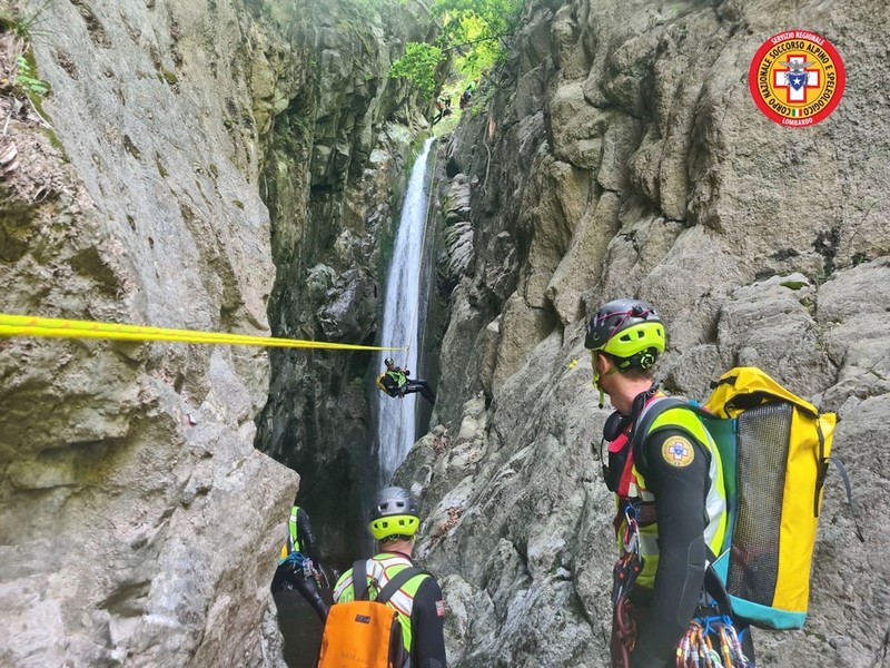 Soccorso Alpino squadra forra regionale