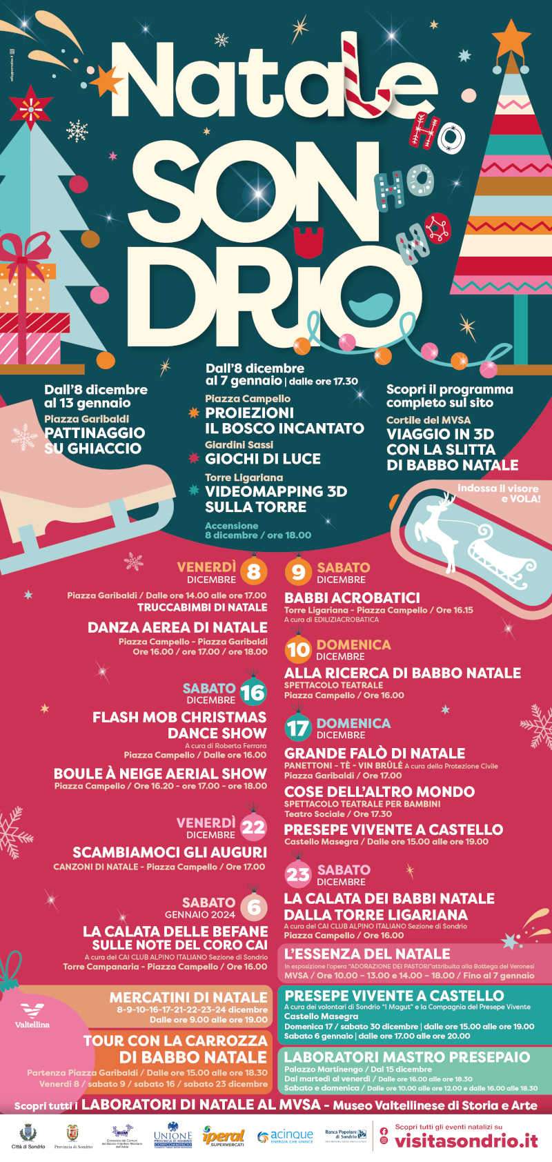 Natale a Sondrio programma