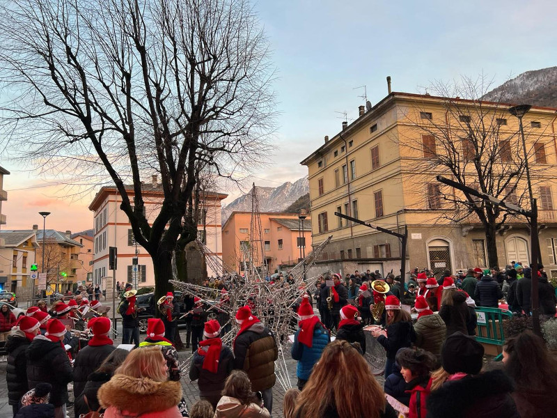 Natale Morbegno accensione luci Pro Loco