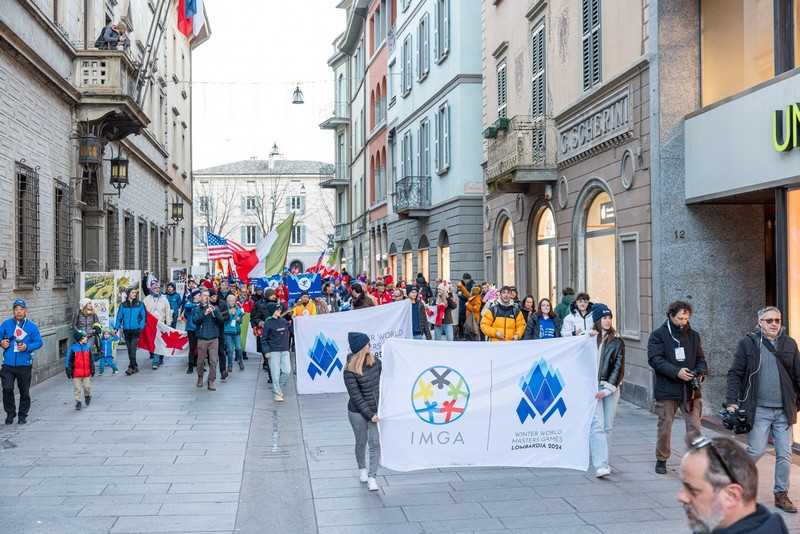 Winter World Masters Games cerimonia apertura Sondrio