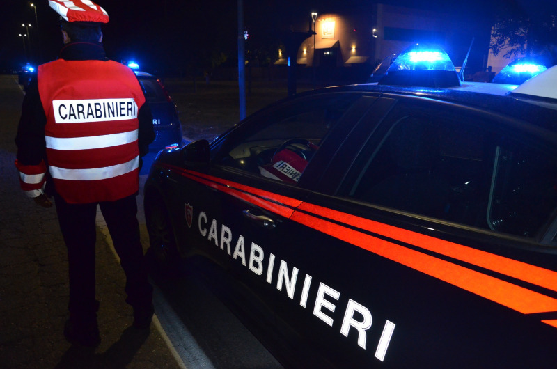 Carabinieri Sondrio arresto ubriaco ladro