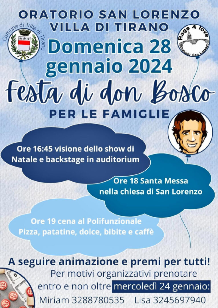 Festa Don Bosco Villa di Tirano