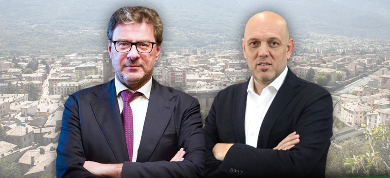 Giancarlo Giorgetti e Massimo Sertori