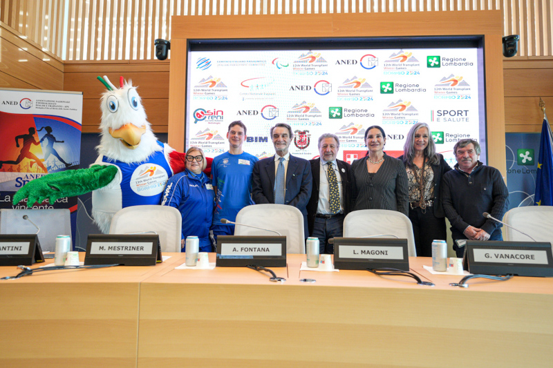 Giochi Mondiali Invernali Trapiantati a Bormio presentazione a Palazzo Lombardia