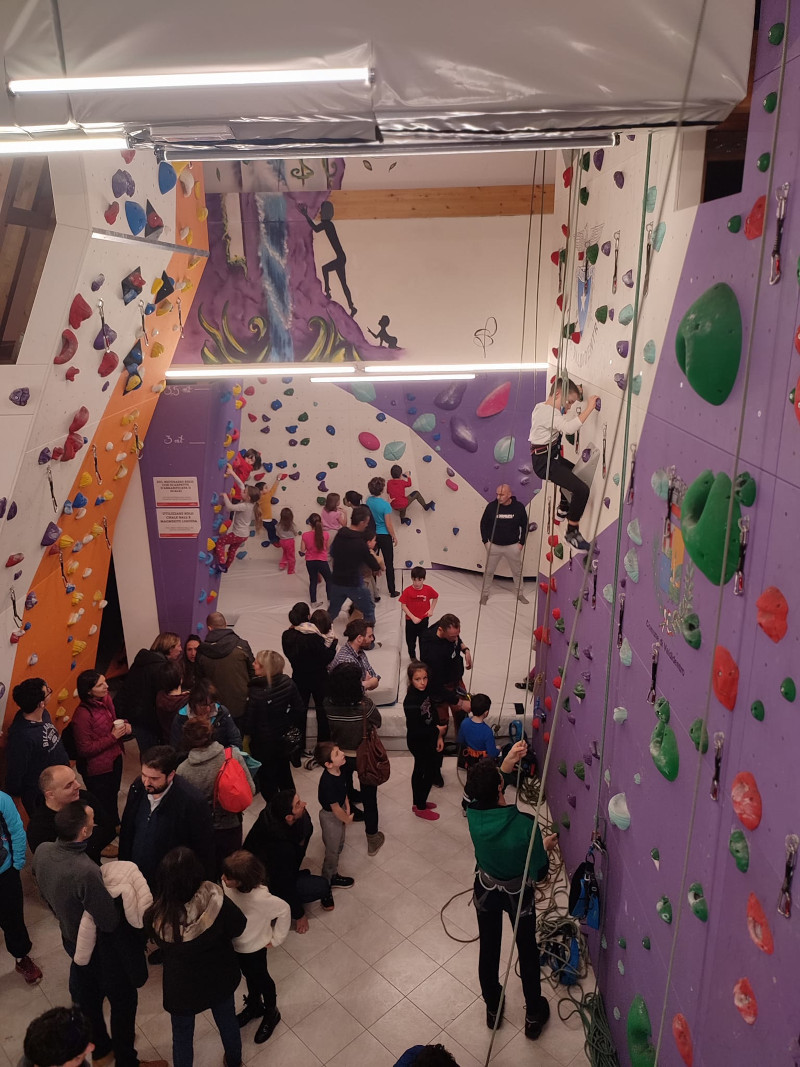Palestra arrampicata inaugurazione Valdidentro