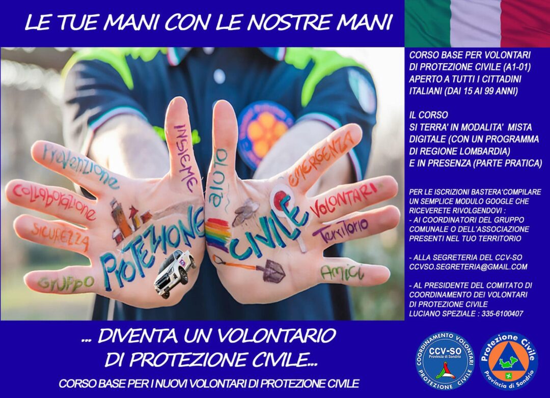 Corso protezione civile Delebio
