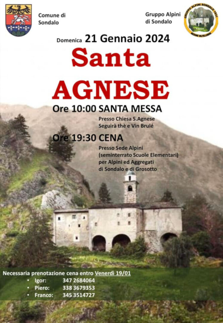 Sondalo Sant'Agnese patrona