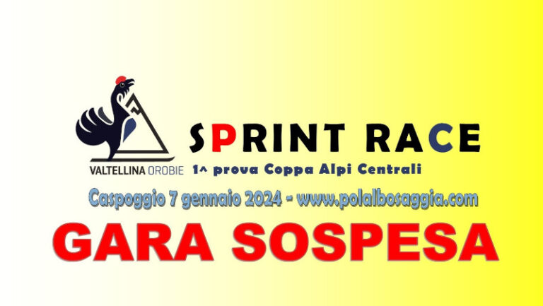Sprint Race Caspoggio sospesa skialp
