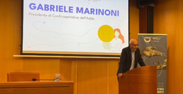 Gabriele Marinoni presidente Confcooperative dell'Adda