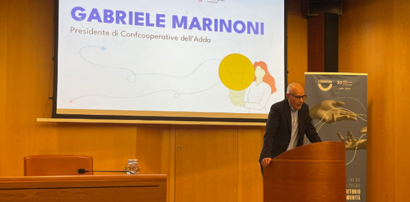Gabriele Marinoni presidente Confcooperative dell'Adda