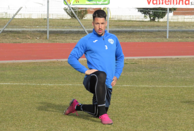 Edgar Caparros nuovo difensiore Nuova Sondrio Calcio
