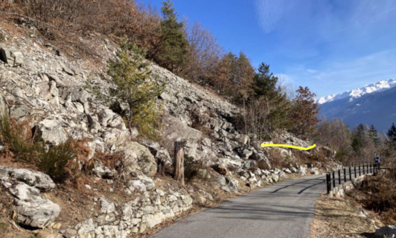 Strada Ligari Sondrio messa in sicurezza frane