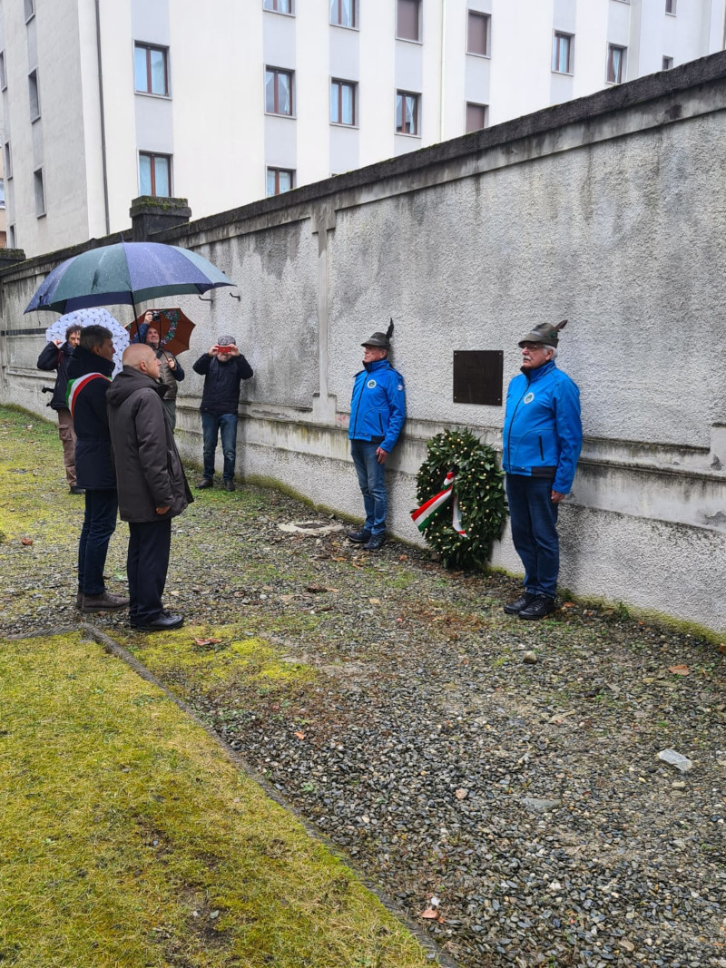 Giorno Ricordo Sondrio cerimonia Parco Rimembranza