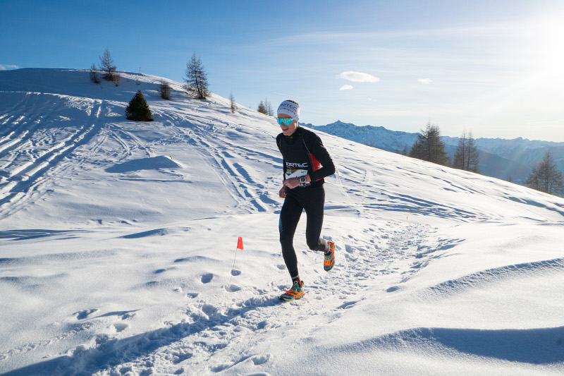 Teglio Sunset Winter Run  