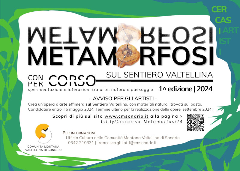 Metamorfosi Sentiero Valtellina concorso Comunità Montana Sondrio