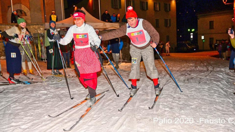 Palio contrade Bormio reparti Bormio sci fondo