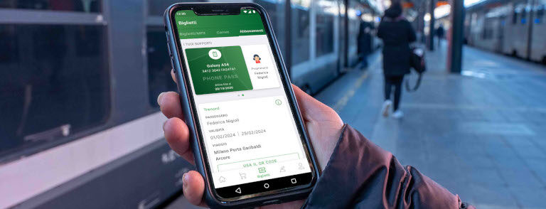 Phone pass trenord