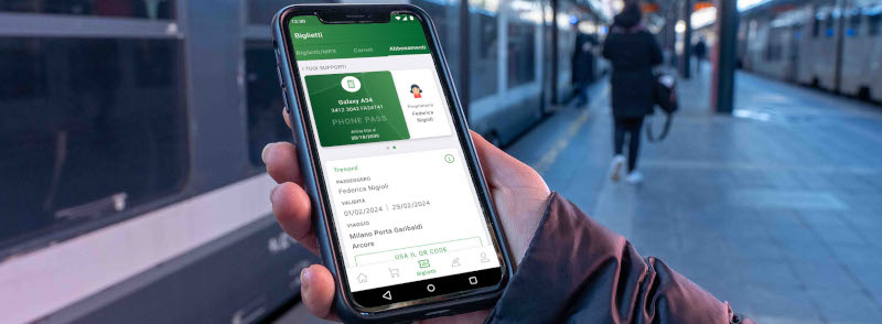 Phone pass trenord