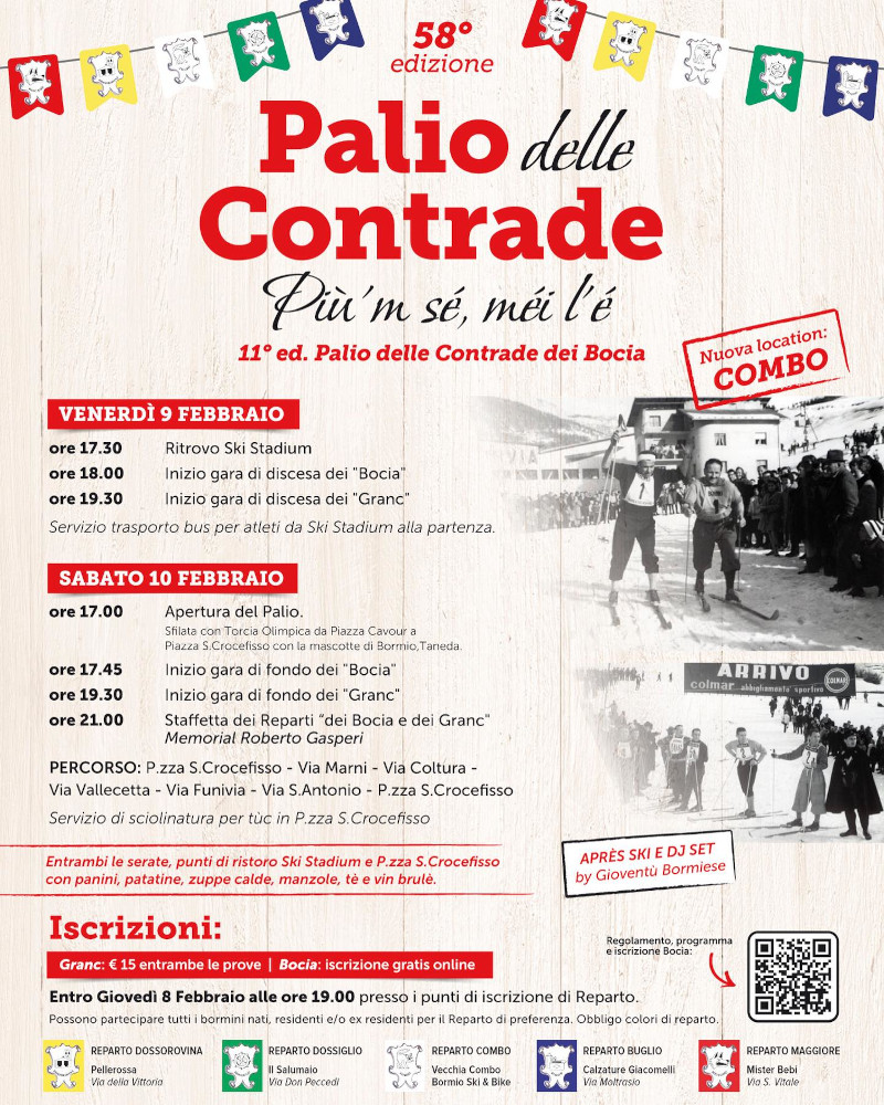 Palio Contrade Bormio programma