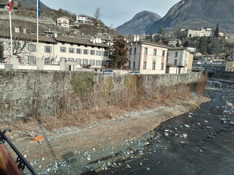 Protezione Civile Sondrio pulizia torrente Mallero
