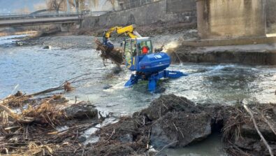 pulizia ponte ex Falck Tresenda