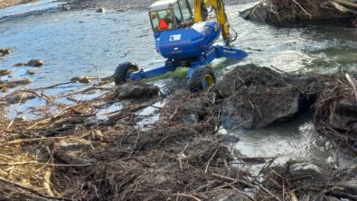 pulizia ponte ex Falck Tresenda