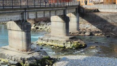 pulizia ponte ex Falck Tresenda