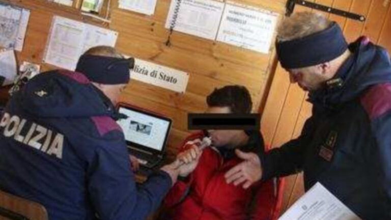 Sciatore ubriaco Livigno alcol test