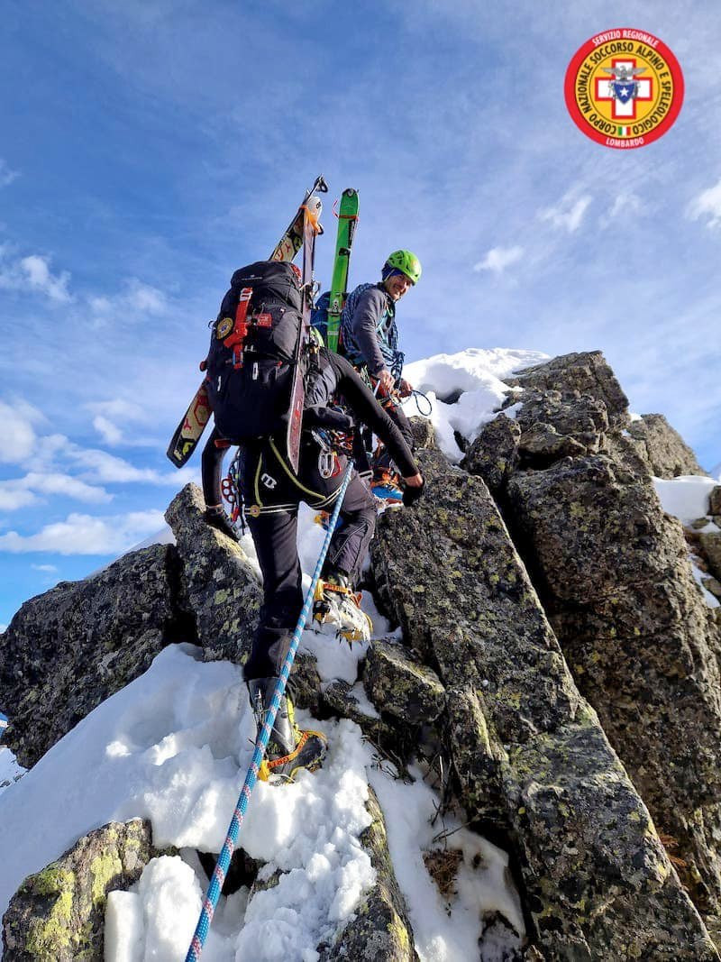 Soccorso Alpino lombardo esami finali Valgerola Pescegallo