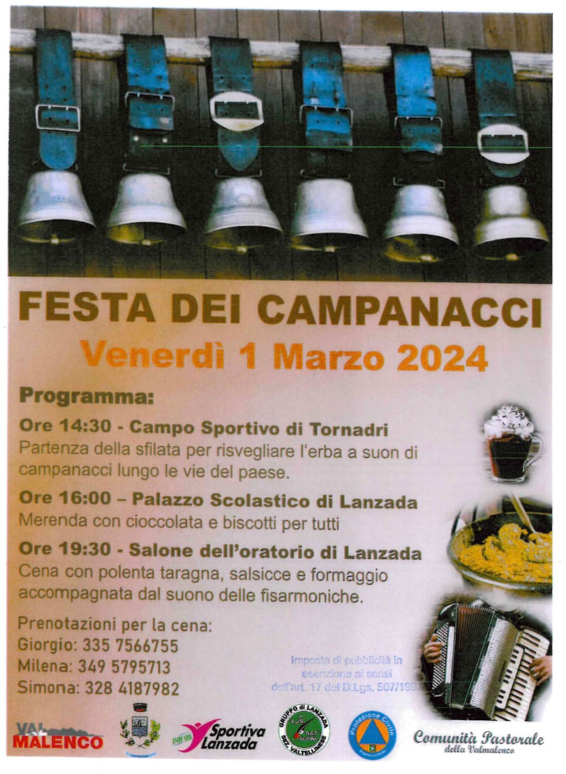 Festa dei campanacci Lanzada