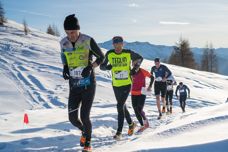 Teglio Sunset Winter Run