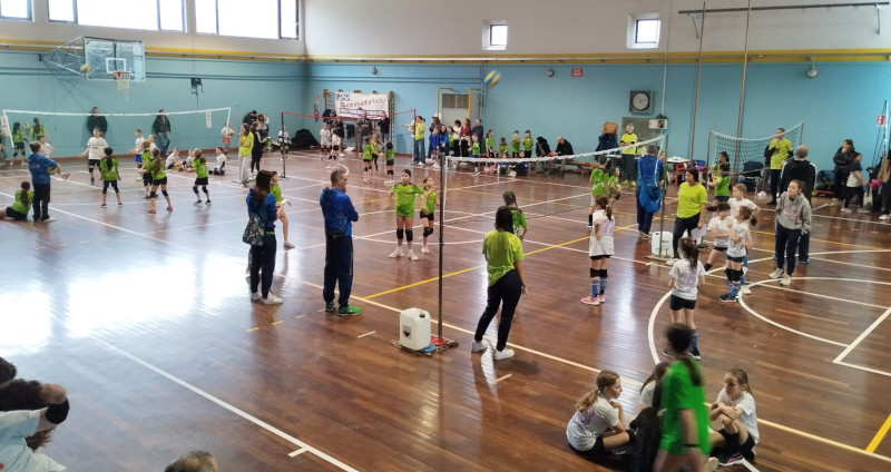 Concentramento provinciale minivolley Villa di Tirano
