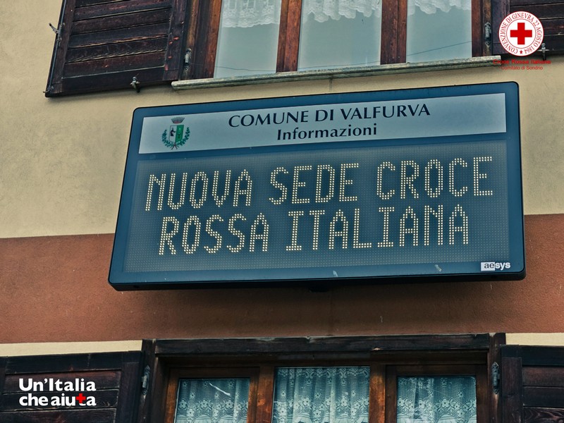CRI Sondrio inaugurazione nuova sede Valfurva