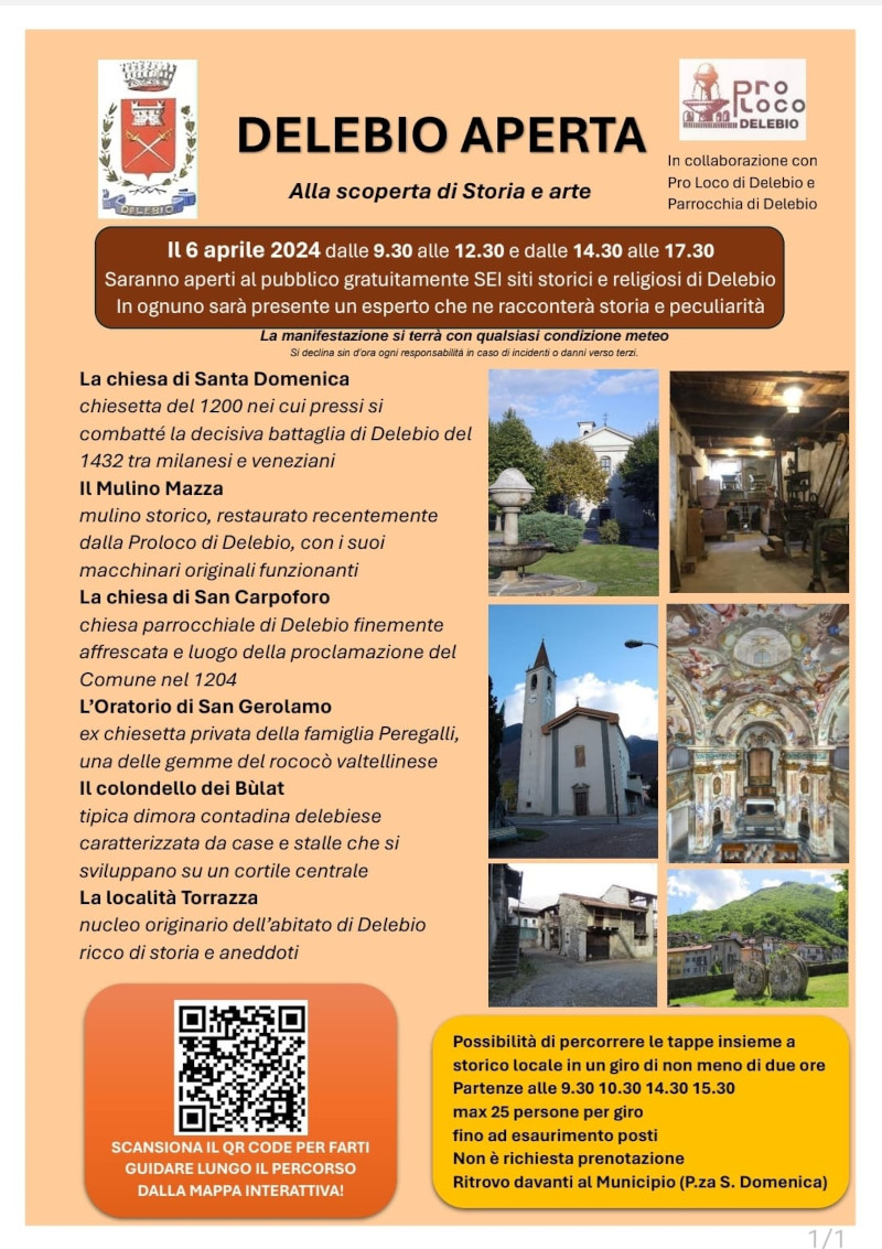 Locandina Delebio Aperta