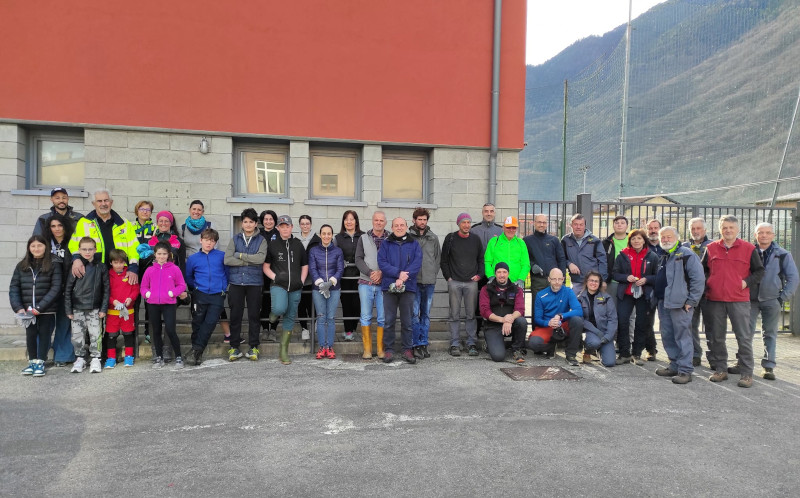 Giornata Verde Pulito Delebio raccolta rifiuti