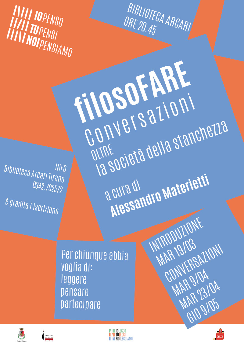 Filosofare incontri Biblioteca Arcari Tirano