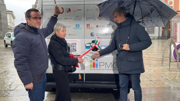 Nuovo automezzo trasporto disabili Casa Riposo Sondrio